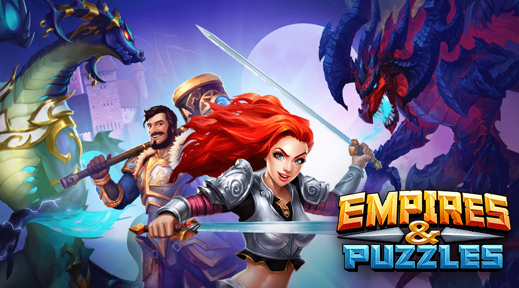 how to play empires & puzzles match 3 rpg on pc or mac