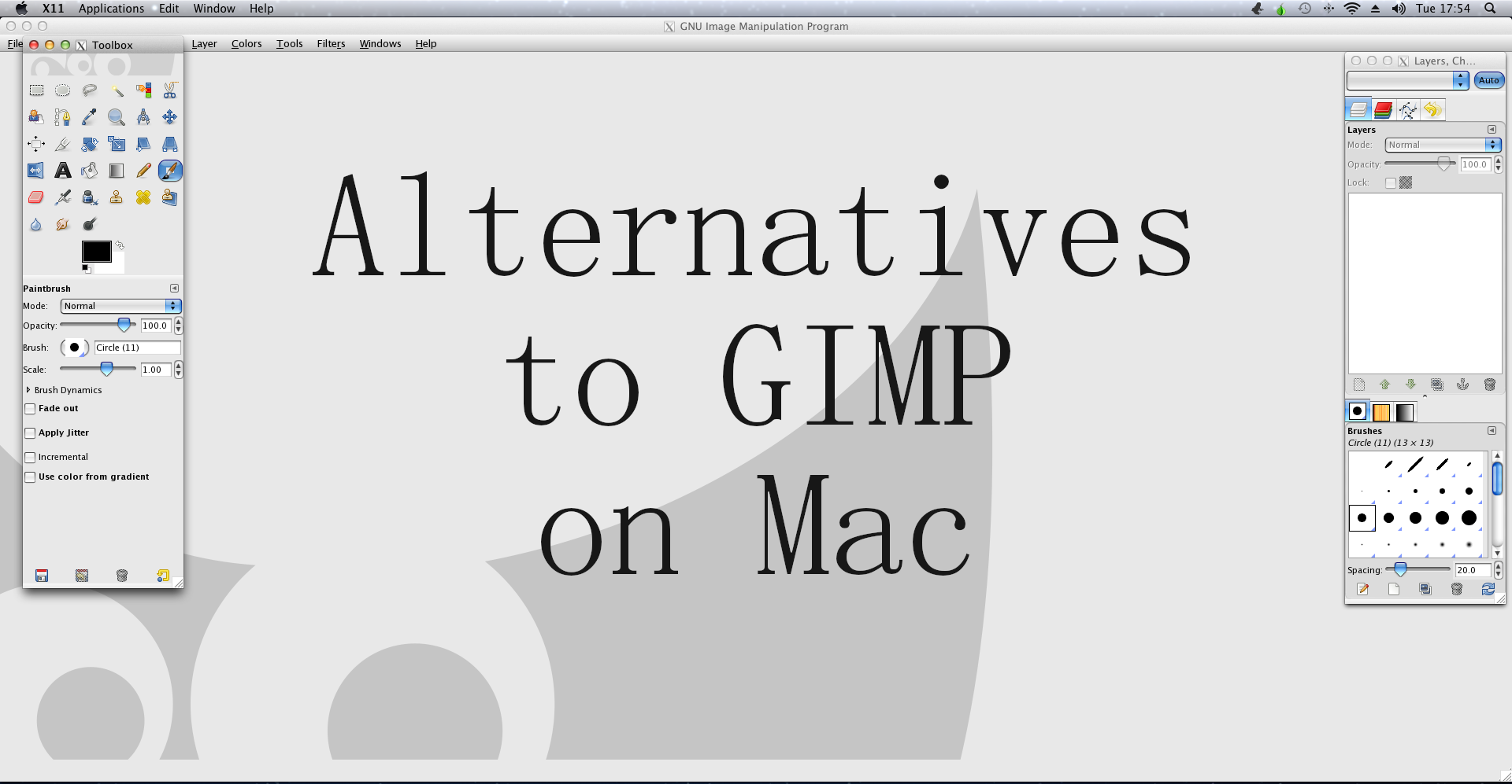 alternatives to gimp on mac