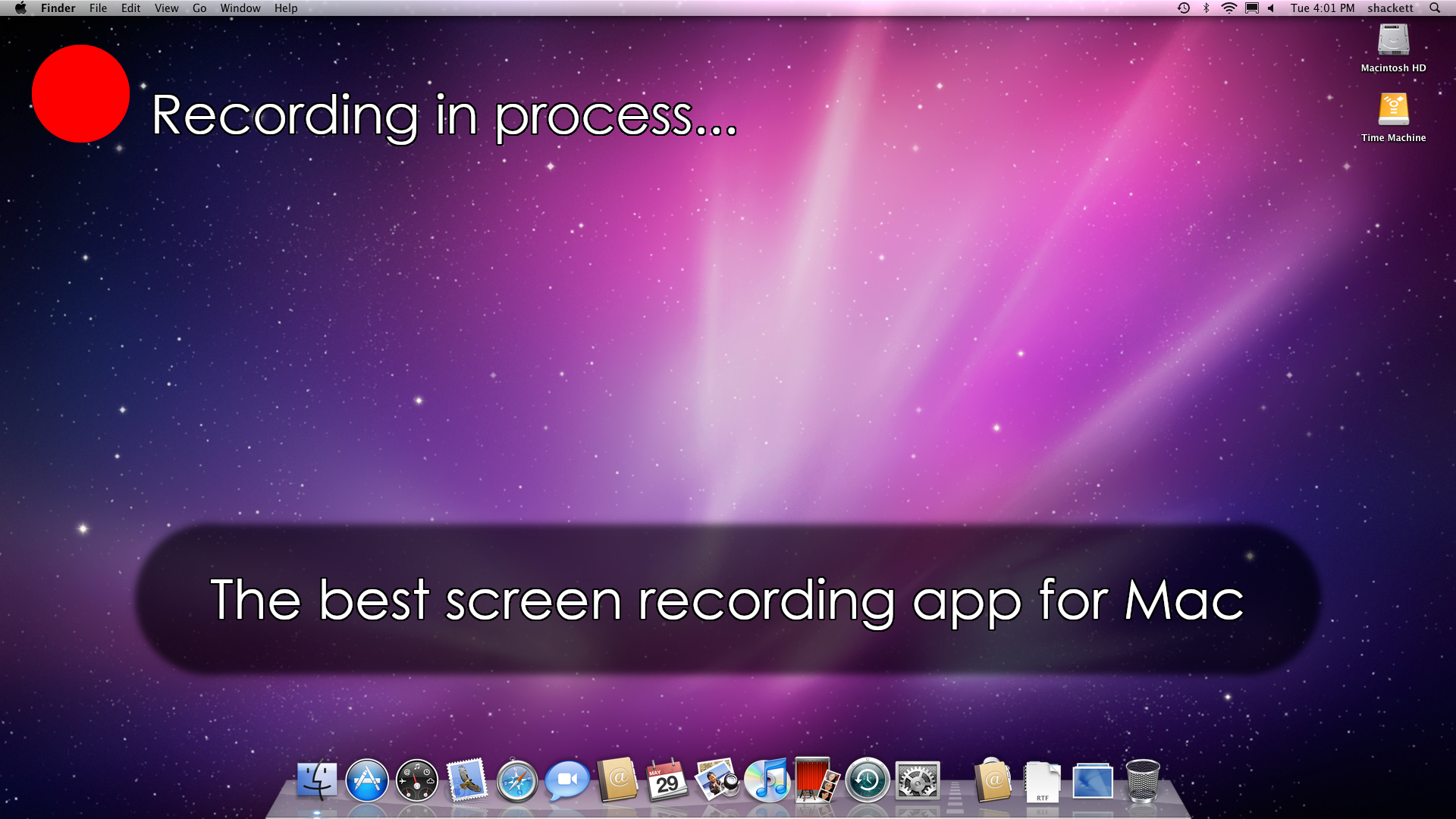 la meilleure application d'enregistrement d'écran pour mac