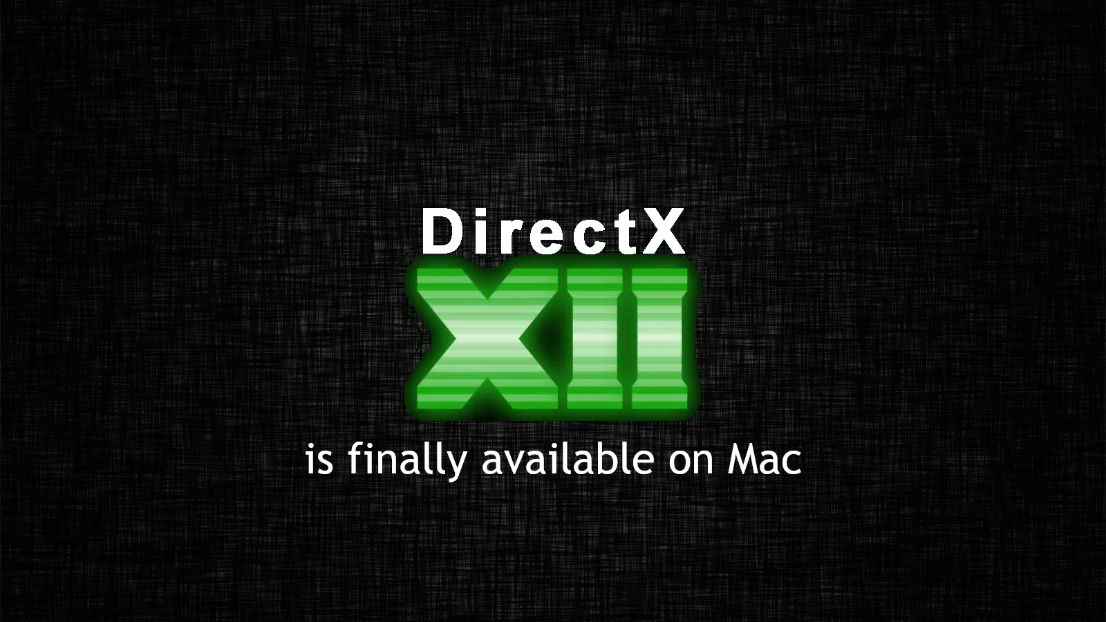 how to play directx 12 games on mac