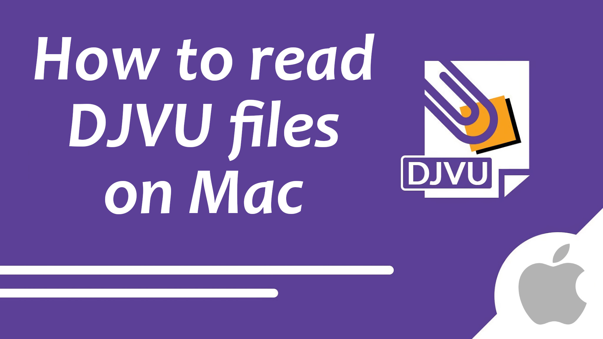 comment lire des fichiers Djvu sur Mac