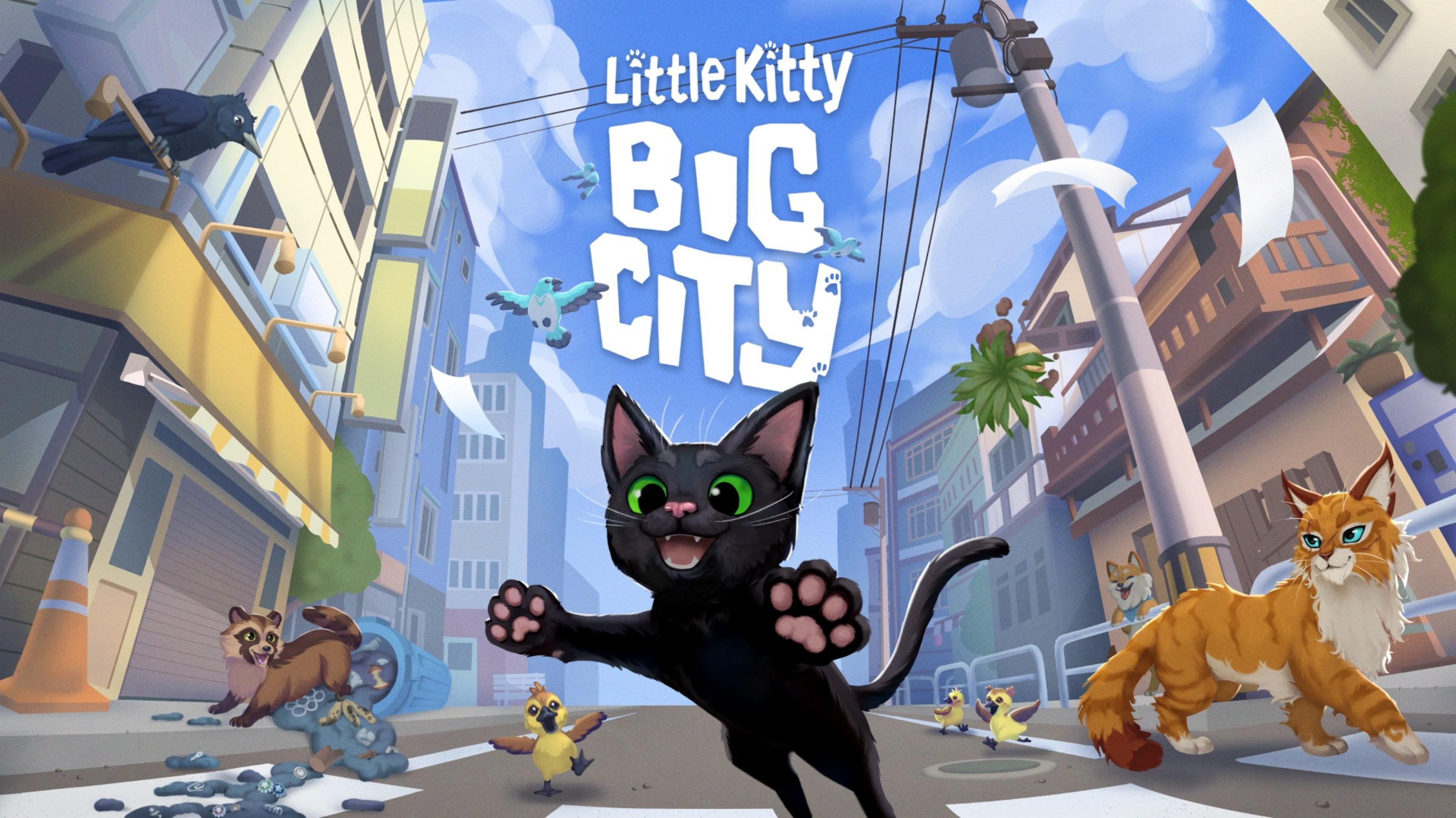 how to play little kitty big city on mac